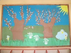 15.04.2011 Wiosennie i kolorowo w naszym przedszkolu
